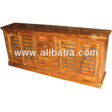 Metall gepaßtes Sheesham Sideboard